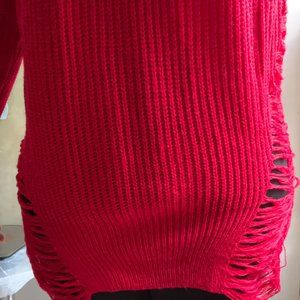 Red Knitted Sweater